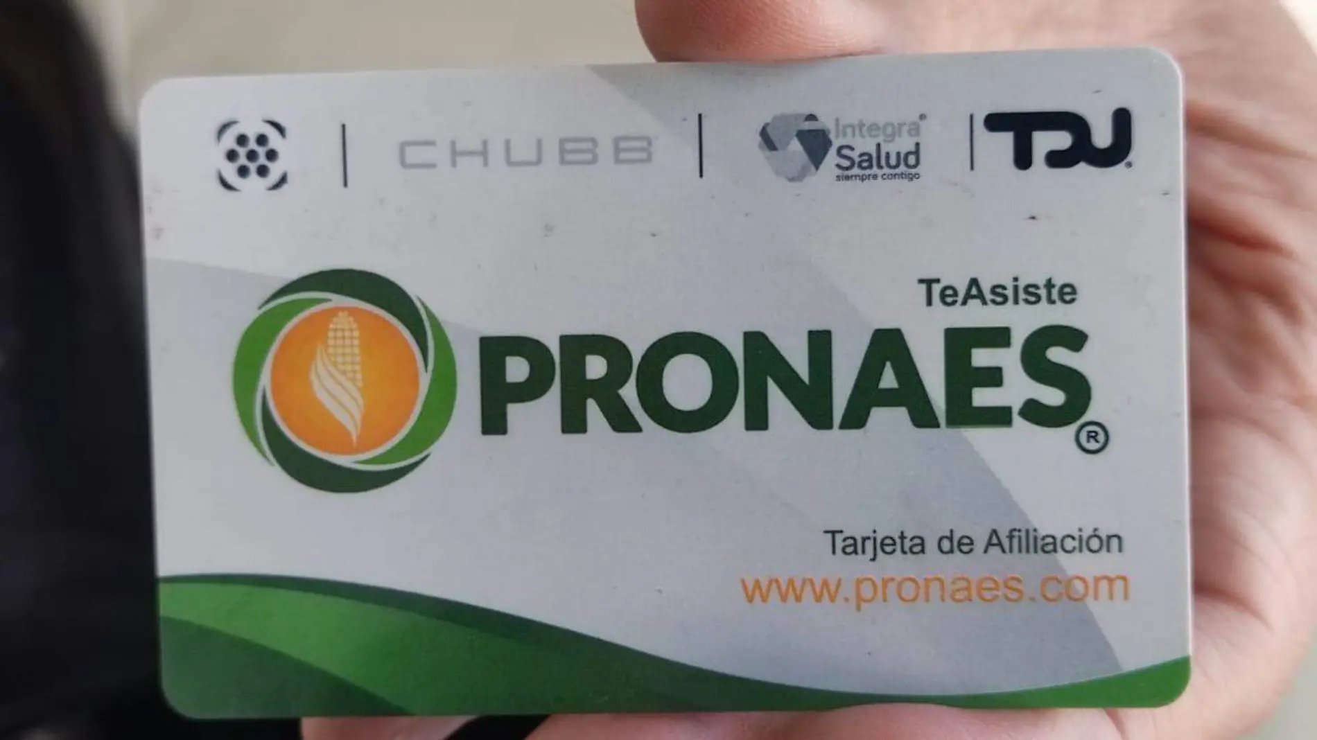 pronaes tarjeta